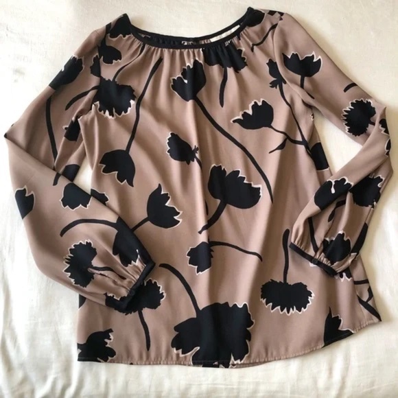Floral Long Sleeve Blouse - Picture 1 of 5
